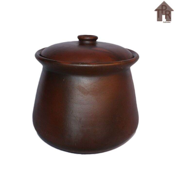Gerabah | Dandang Tanah Liat Natural / Kwali Tebal No.3 - 15L | Lazada