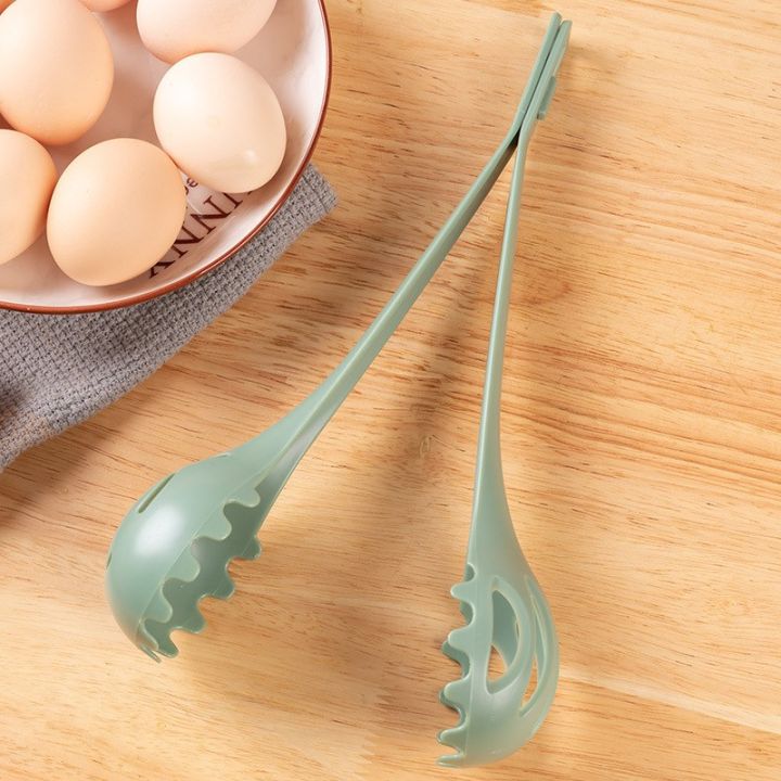 Multifunction Egg Beater Milk Whisk Pasta Tongs Food Clips Mixer Manual  Stirrer