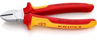 Knipex 70 06 180 Diagonal Cutter, Chrome Plated/VDE-tested, 7 Inches