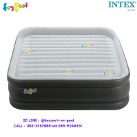 Intex ส่งฟรี ที่นอนเป่าลม เดอลุกซ์พิลโล่เรสท์ 5 ฟุต (ควีน) 1.52x2.03x0.42 ม. ที่สูบลมไฟฟ้าในตัว รุ่น 64436