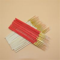 dfh☊卐  30 pcs/set Factory direct sales nylon hair brush eyebrow hook line pen makeup digital painting graffiti