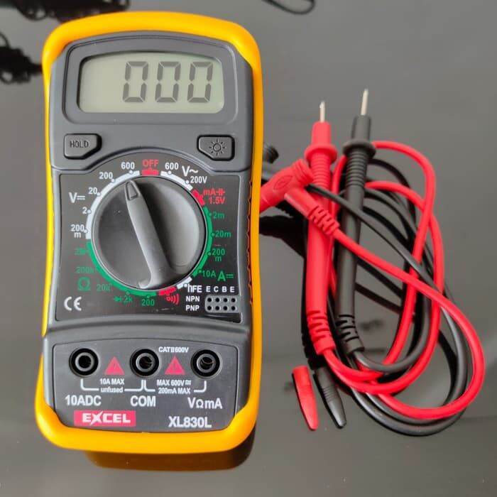 Multimeter Digital Multitester Excel XL830L CATII AVO Volt Amper Meter