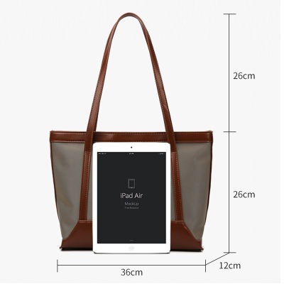 Hot แฟชั่นกระเป๋าถือสตรี2023 Casual Tote กระเป๋าผู้หญิงซิปไหล่กระเป๋าอินเทรนด์สีทึบกระเป๋าถือผู้หญิงกระเป๋าช้อปปิ้ง