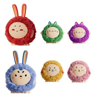 DIY Plush Doll Kit Cute Decorative Animal Shape Childrens Handmade Kit with Light Plush Craft for Home Bedroom Workplace Decoration Felt Ornament Kit Arts and Crafts for Girls well made