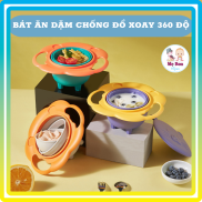 Bát ăn dặm chống đổ xoay 360 độ cho bé