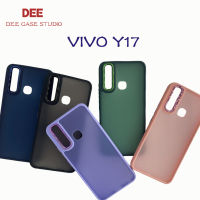 019 เคสหลังด้านกล้องเงา เคส Vivo Y17 วีโว่ วาย17 เคสหลังขุ่น กันกระแทก（สินค้าพร้อมส่งจาก กทม）