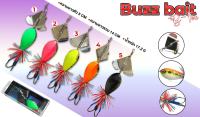 Buzz bait B-Fox (บัสเบท บี-ฟ็อก) (Black Fox) คละสี