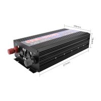 AIYIMA 3000W อินเวอร์เตอร์เพียวไซน์เวฟ DC12V/24V เป็น AC110V220V 50Hz อินเวอร์เตอร์ไฟฟ้าในรถยนต์แสดงผลดิจิตอลคู่บูสเตอร์