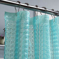 Happy Tree PEVA 3D Translucence Waterproof Shower Curtain Thicken Plastic Bathroom Curtain Water Cube 3D Bath Curtain.