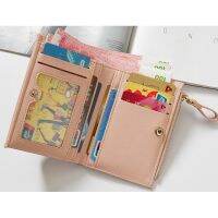 ELEN-7 Colors! Womens Short Vertical Wallet Coin with Zipper