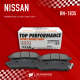 ผ้าเบรค หน้า NISSAN FRONTIER NAVARA D40 2.5 DDTI 07-14 - TOP PERFORMANCE JAPAN - BN 1835 / BN1835 - ผ้าเบรก ฟรอนเทียร์ นาวาร่า