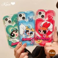 [On1ine 3C Digital} การ์ตูนเคสของเด็กผู้หญิงพาวเวอร์พัพสำหรับ Samsung A03 A04s A30s M23 A03s A52s A13 A32 A23 A04 A50s A50 A52ถุงลมรับแรงกระแทก A12 A02s A04E M13 A20 F23รักหัวใจเคส Tpu นุ่ม