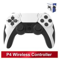 【DT】hot！ New Controller Bluetooth Vibration 6Axis Joypad With Touchpad Microphone Earphone Port PS4