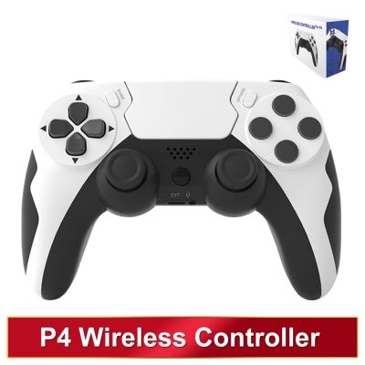 New Wireless Controller Bluetooth Gamepad Double Vibration 6Axis Joypad With Touchpad Microphone Earphone Port For PS4 PS3 PC