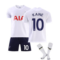 ผู้ใหญ่ Kids Football Kits Soccer Set 21-22 Totten.net Hotspurs F.C.S Shirt Home No. 7 Son Heung-Mins No. 10 Kanes เสื้อฟุตบอลแขนสั้น