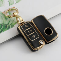 【CW】Soft TPU Car Remote Key Case Full Cover Holder For Volkswagen VW POLO Tiguan Passat B5 B6 B7 Golf EOS Scirocco Jetta MK6 Octavia