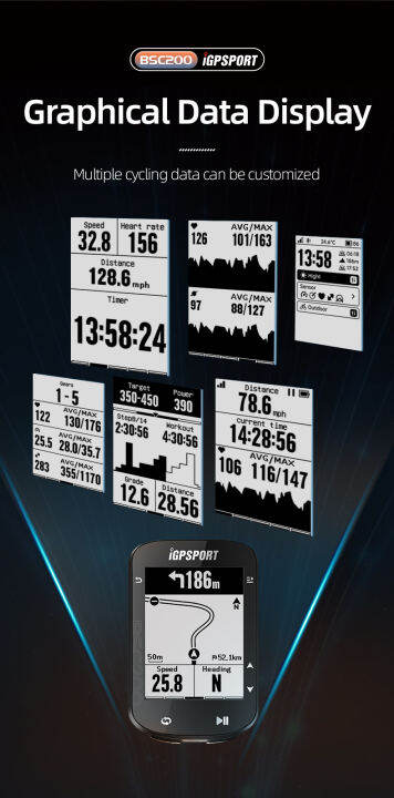 igpsport-bsc200-gps-จักรยานจักรยานคอมพิวเตอร์ไร้สาย-speedometer-จักรยานดิจิตอล-ant-เส้นทางนำทางนาฬิกาจับเวลาขี่จักรยานวัดระยะทาง-wangjun1