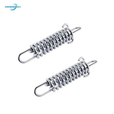 2PCS 316 Stainless Steel 3mm Boat Anchor Docking Mooring Spring Cable Tension Dog Tie Damper Snubber Shock Absorbing Marine Boat Accessories