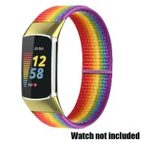 【Popular choice】 【Direct-sales】 สายผ้าไนลอนสำหรับ Fitbit Charge 5สายรัดข้อมือแบบสานสำหรับ Fitbit Charge 5สายรัดข้อมือ Correa Pulsera