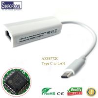 AX88772 USB Ke RJ45 Ke Tipe C Android Seluler Ethernet Adaptor Mobile LAN Kabel Hellobox Kotak TV Satelit Ke Internet Download