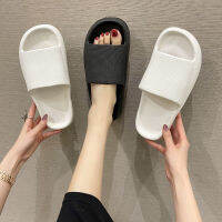 Big Size Low Flat Shoes Female House Slippers Platform Slides Soft Massage Fabric Rubber Rome PU Low Slippers Soft Big Size Room