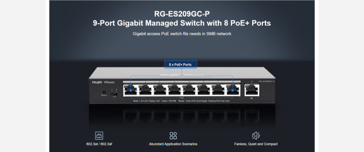 reyee-by-ruijie-es209gc-p-9-port-gigabit-smart-poe-switch-เน็ตเวิร์กสวิตช์-ของแท้-ประกันศูนย์-3ปี