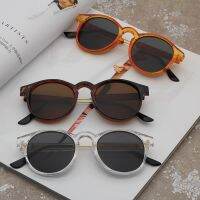 2022 Retro Round Sunglasses Women Men Brand Design Transparent Female Sun Glasses Men Oculos De Sol Feminino Lunette Soleil