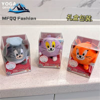 MFQQ จี้ตุ๊กตายัดนุ่นรูปสัตว์ยัดไส้ด้วยนุ่มของเล่นตุ๊กตาทอมและเจอร์รี่ลายการ์ตูนน่ารักสำหรับการตกแต่งบ้าน Kado Ulang Tahun