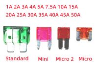 【YF】✔✵□  Fuses 2 Car Fuse 5A 7.5A 10A 15A 20A 25A 30A 35A 40A Amp Clip Set for Truck Small Medium