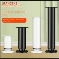 5FANGZHE เหล็กไร้สนิม ขาเฟอร์นิเจอร์ ปรับได้ปรับได้ อะไหล่สำหรับเปลี่ยน เท้าปรับระดับโซฟา ของใหม่ เพิ่มความสูง ขาโต๊ะ ของใช้ในครัวเรือน