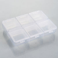 6 Small Organizer Case Waterproof Chest Box Medicine Container Plastic Mini Pill