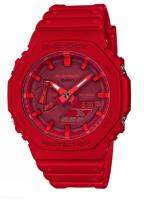 G-shock GA-2100 นาฬิกาข้อมือ รุ่นผสมระบบดิจิตอล-อะนาล็อกนี้สืบต่อแนวคิดของรุ่น DW-5000C กับ G-SHOCK GA-2100-1A สีดำขีดขาว, GA-2100-1A1สีีดำล้วน , GA-2100-4A สีแดง