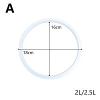 ปะเก็นยางซิลิโคนสีขาวแหวนกันรั่ว16 18 20 22 24ซม. หม้อแรงดัน S เครื่องมือทำอาหารหม้อแรงดันแหวนกันรั่วในครัว