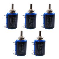 【CW】 5Pcs WXD3-13-2W 100-100K Ohm Wire Wound Potentiometers Turn Wirewound Adjustable Resistors