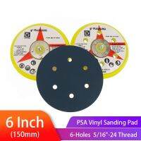 6 Inch 150mm Vinyl PSA Sanding Pad for Adhesive Discs Sander Backing Pad 5/16 -24 Thread Power Tools Accessories