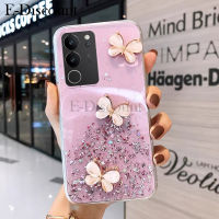 เคสโทรศัพท์ใหม่สำหรับ VIVO V29 Pro V29E ฝา ประกายดาวดวงจันทร์ซิลิโคนนิ่มรูปผีเสื้อใสป้องกันการตกสำหรับ VIVO V29 V29E เคส