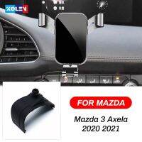 สำหรับ Mazda 3 Axela 2020 2021อากาศแบบกราวิตี้ติดที่จับโทรศัพท์มือถือบนรถฐานยึดอุปกรณ์นำทางที่ค้ำยันพิเศษ