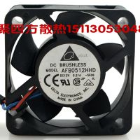 ☂X2☈2023ใหม่... AFB0512HHD 5020 5ซม. ลูกบอลคู่12V 0.21A พร้อมพัดลมวัดความเร็ว