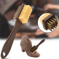 1 Pc 2-Sided Cleaning Brush Rubber Eraser Set Fit for Suede Nubuck Shoes Steel with Plastic Rubber Boot Cleaner Home Accessories Shoe Care