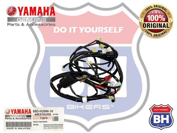YAMAHA LC135 V2 V3 4S 4 SPEED 135LC WIRE HARNESS WIRING 100 ORIGINAL
