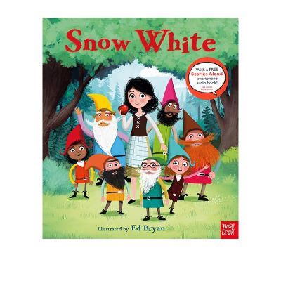 Original English fairy tales snow white childrens English Enlightenment classic fairy tale picture book nosy crow stories aloud presents audio