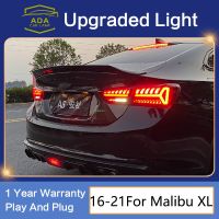 ไฟท้ายไฟท้ายรถ LED สำหรับ Chevrolet Malibu 2016-2021ไฟเดย์ไลท์ด้านหลัง LED + เบรค + ถอยหลัง + สัญญาณไฟเลี้ยวแบบไดนามิก Fdhgf