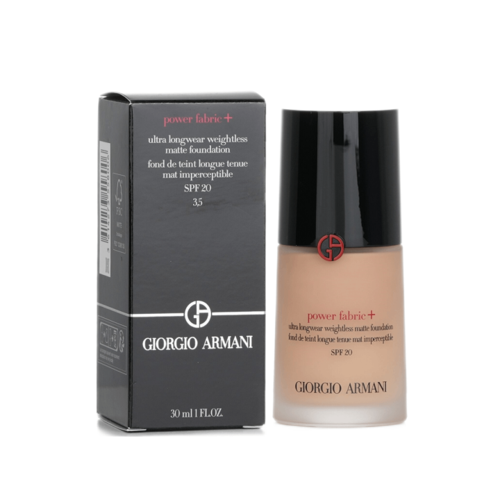 GIORGIO ARMANI Power Fabric+ Ultra Longwear Weightless Matte Foundation ...