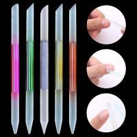 LENNY Reusable Durable Gradient color Manicure Tools Non-slip Nail Art Tools Double Sided Nail File Pedicure Tool Glass Cuticle Pusher Cuticle Remover