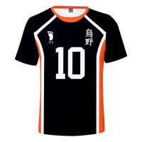 2023ฤดูร้อนใหม่ Hinata shoyo SHADOW Mountain tobio เสื้อยืดเครื่องแต่งกาย karasuno Club วอลเลย์บอลผู้ใหญ่ชายเด็ก20 21 animet