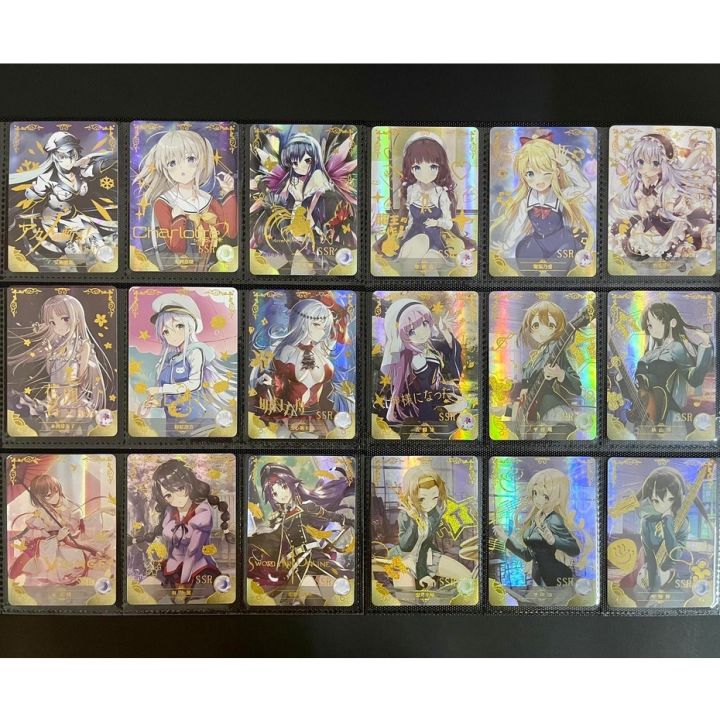 绝版‼️10M01 夏染篇 PREMIUM SERIES·SSR🔥Anime Waifu Collection Card(斩赤红之瞳 ...