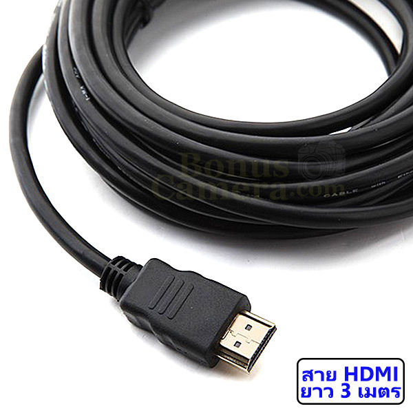 สาย-hdmi-ยาว-3m-ต่อกล้องนิคอน-d3200-d3300-d3400-d3500-d5200-d5300-d5500-d5600-d7000-d7100-d7200-d7500-เข้ากับ-4k-uhd-hd-tv-monitor-projector-cable-for-nikon