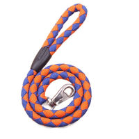 High Quality Durable Nylon Dog Leash For Big Dogs Harness Braided Leash Rope Pet collars Traction Rope Large Dog collars Leash