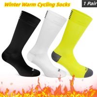 【YD】 Compression Socks warm Men Basketball Football Outdoor Cycling Elastic Knee