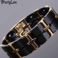 【CW】⊕✢☾  Luxury Gold Plated Men Magnetic Man Male Female Girls